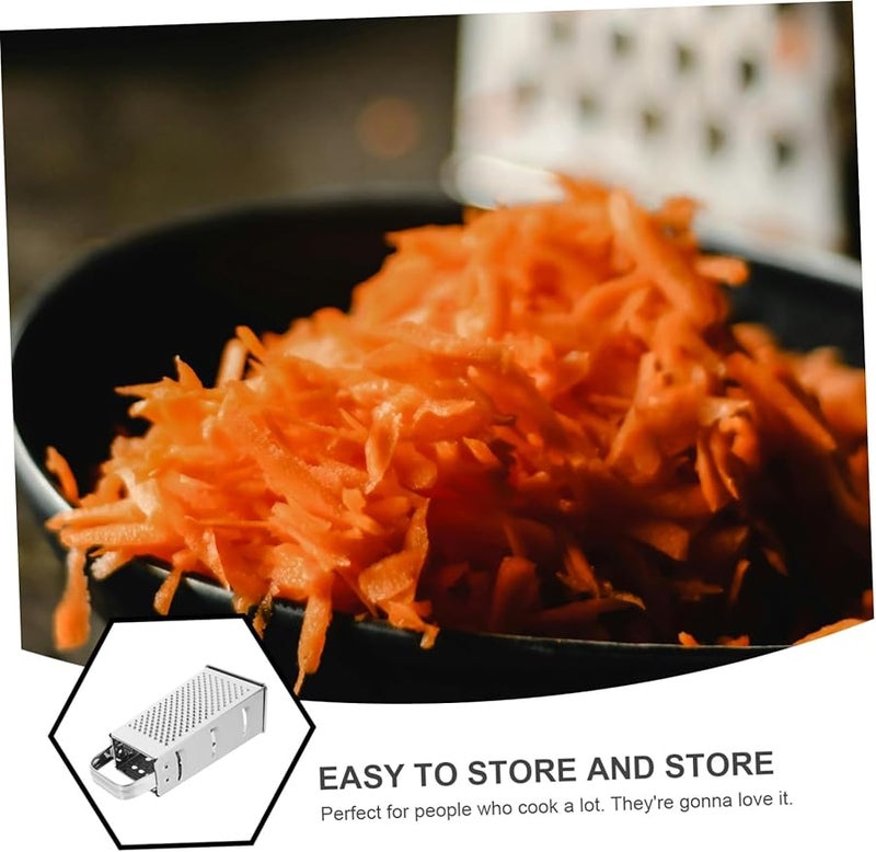 Multifunctional Handheld Vegetable Grater with Non Slip Handle for Cheese Carrots Potatoes Easy Clean - Image 3